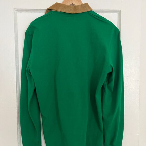 Green Noah Rugby with Corduroy Collar - Picture 4 of 4